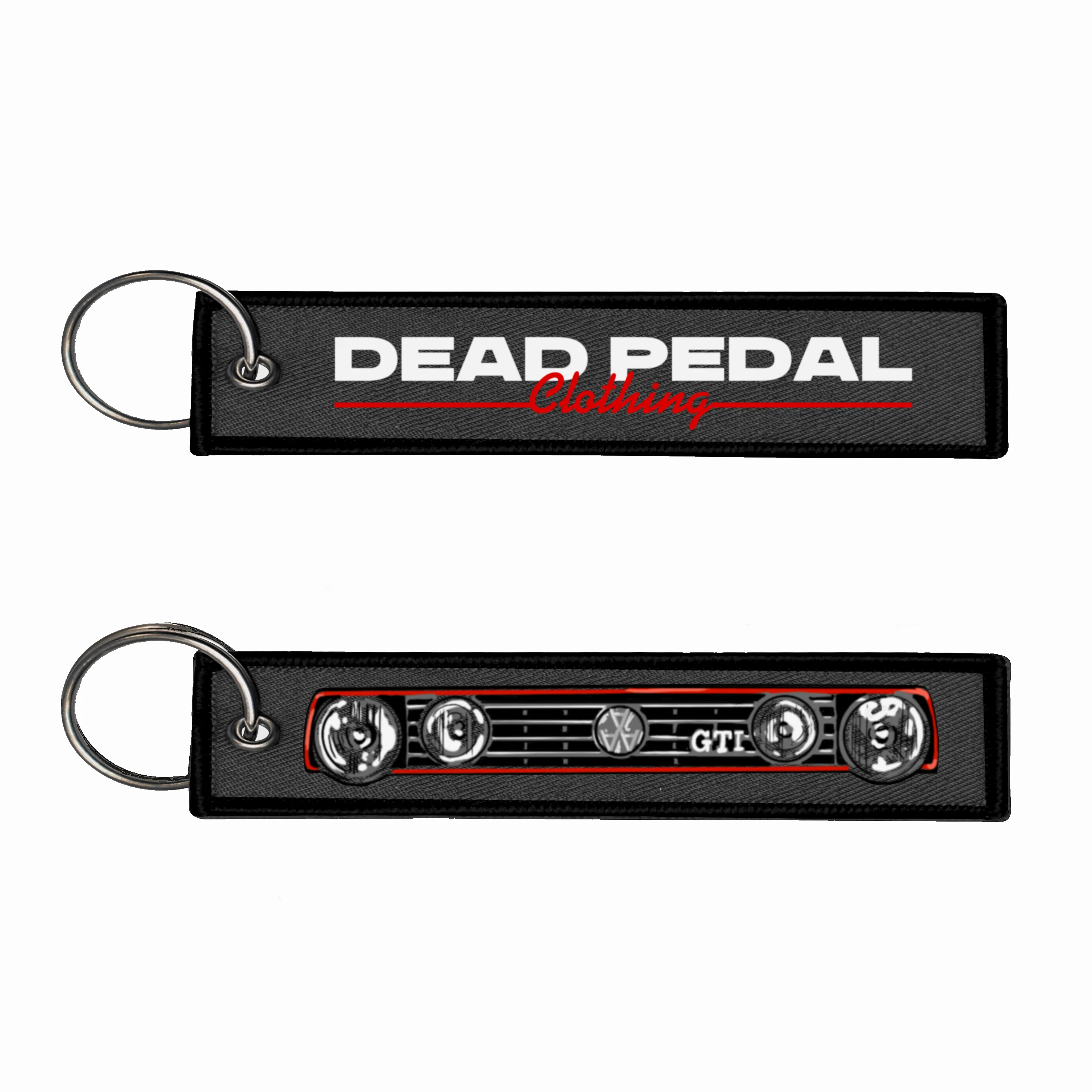 Fabric Keyring | Dead Pedal VW Golf GTI - Image 2