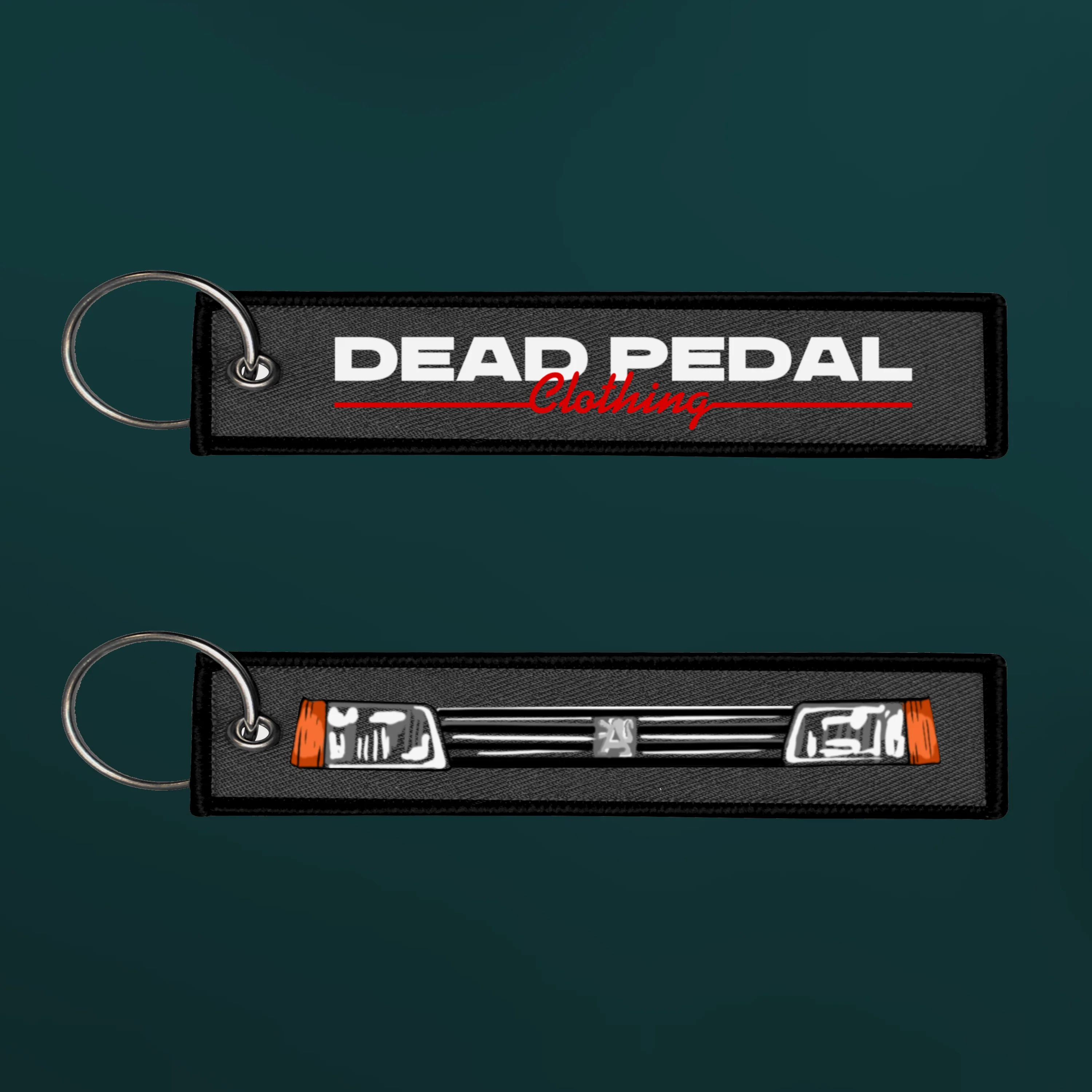Fabric Keyring | Dead Pedal Peugeot 205 GTI