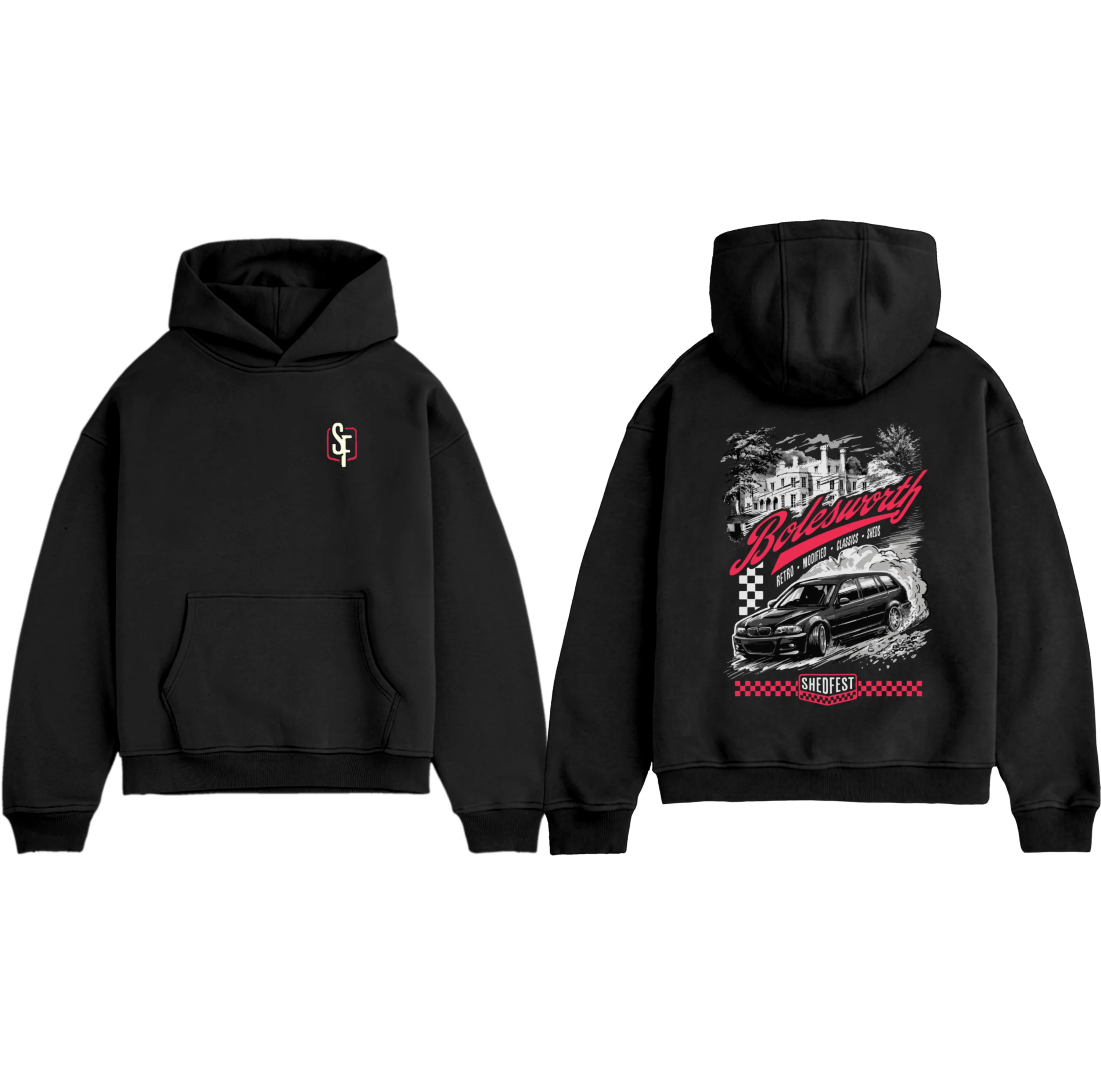 Heavyweight Hoodie | Shedfest - Black - Image 2