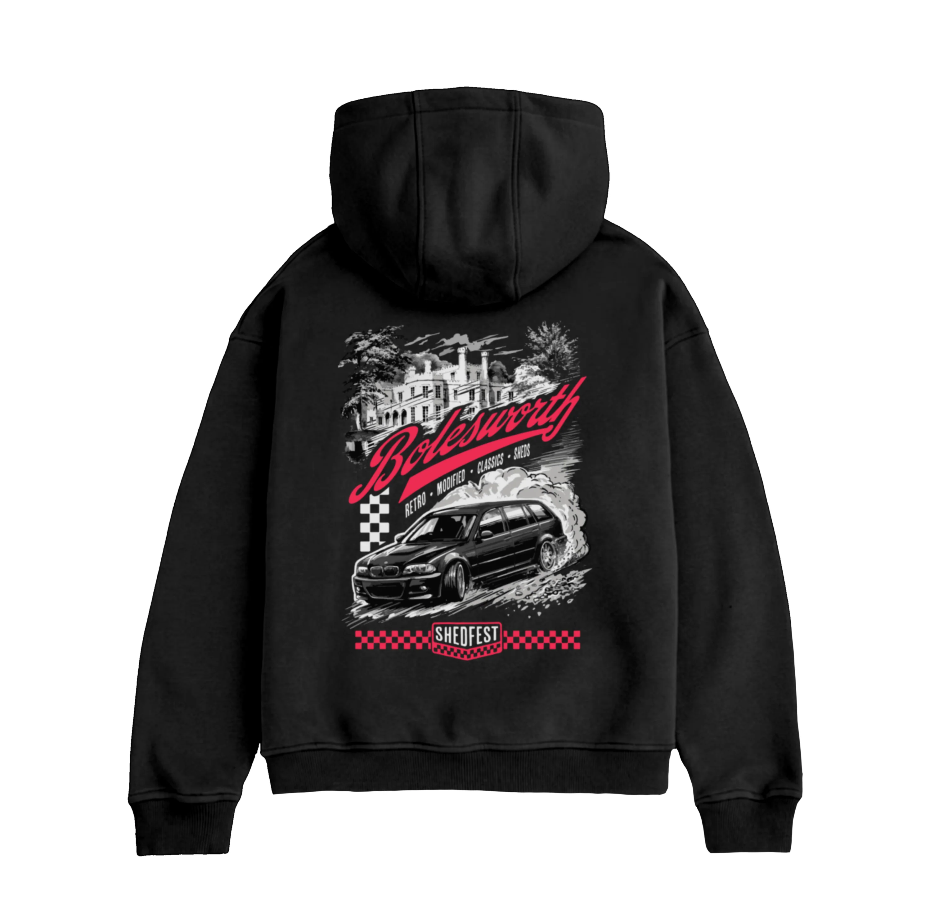 Heavyweight Hoodie | Shedfest - Black - Image 3