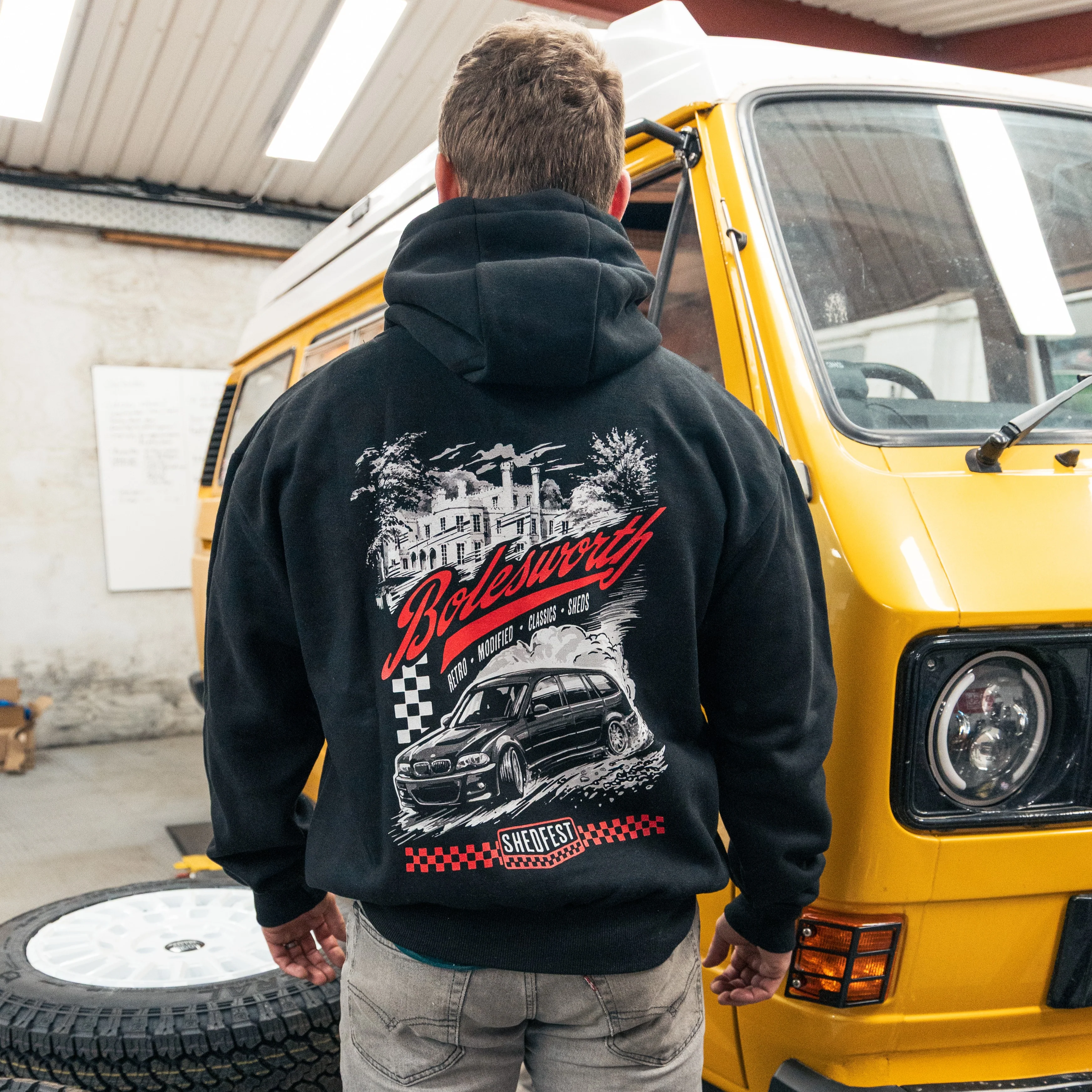 Heavyweight Hoodie | Shedfest - Black - Image 8