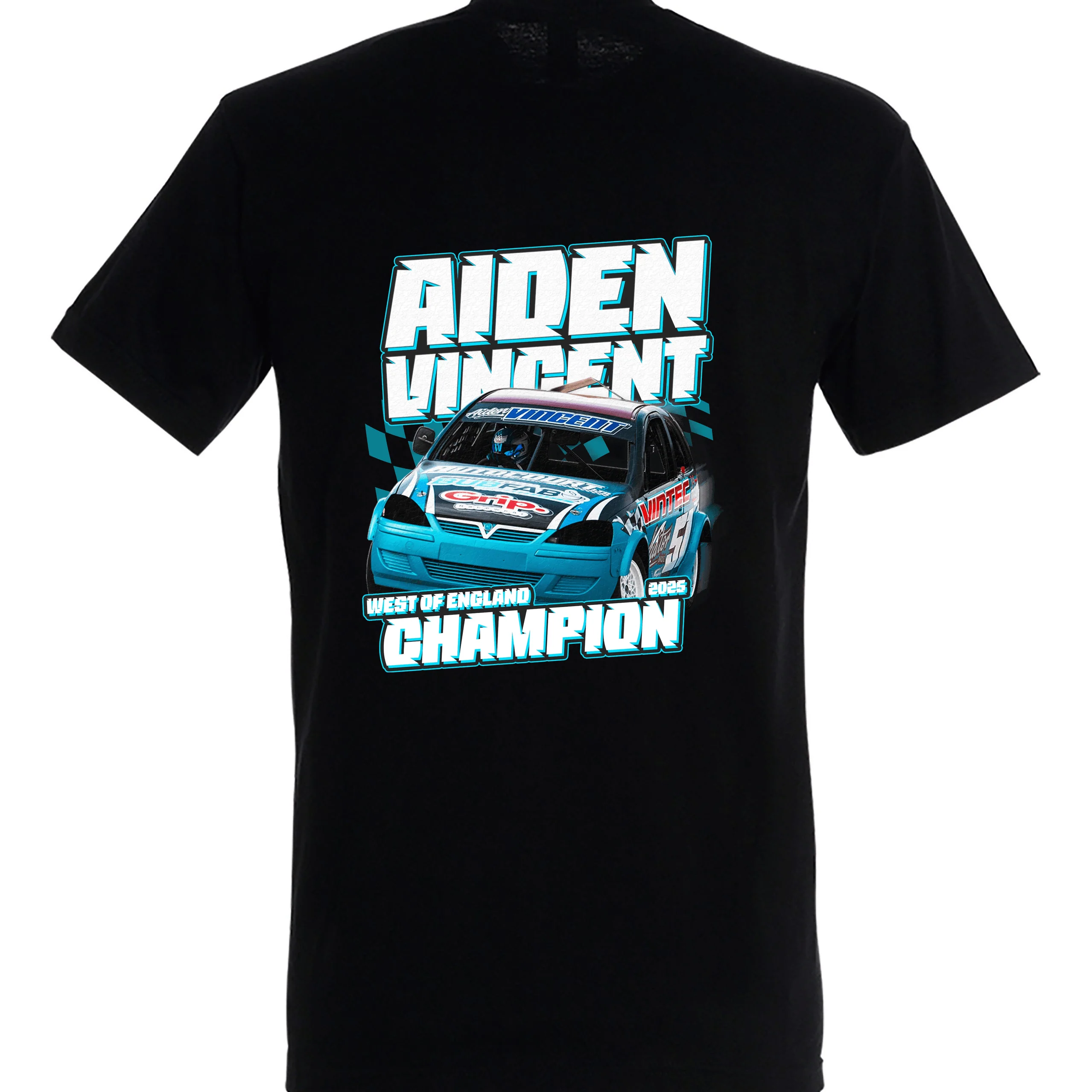 WOE Champion T-Shirt | Aiden Vincent #51 - Image 3