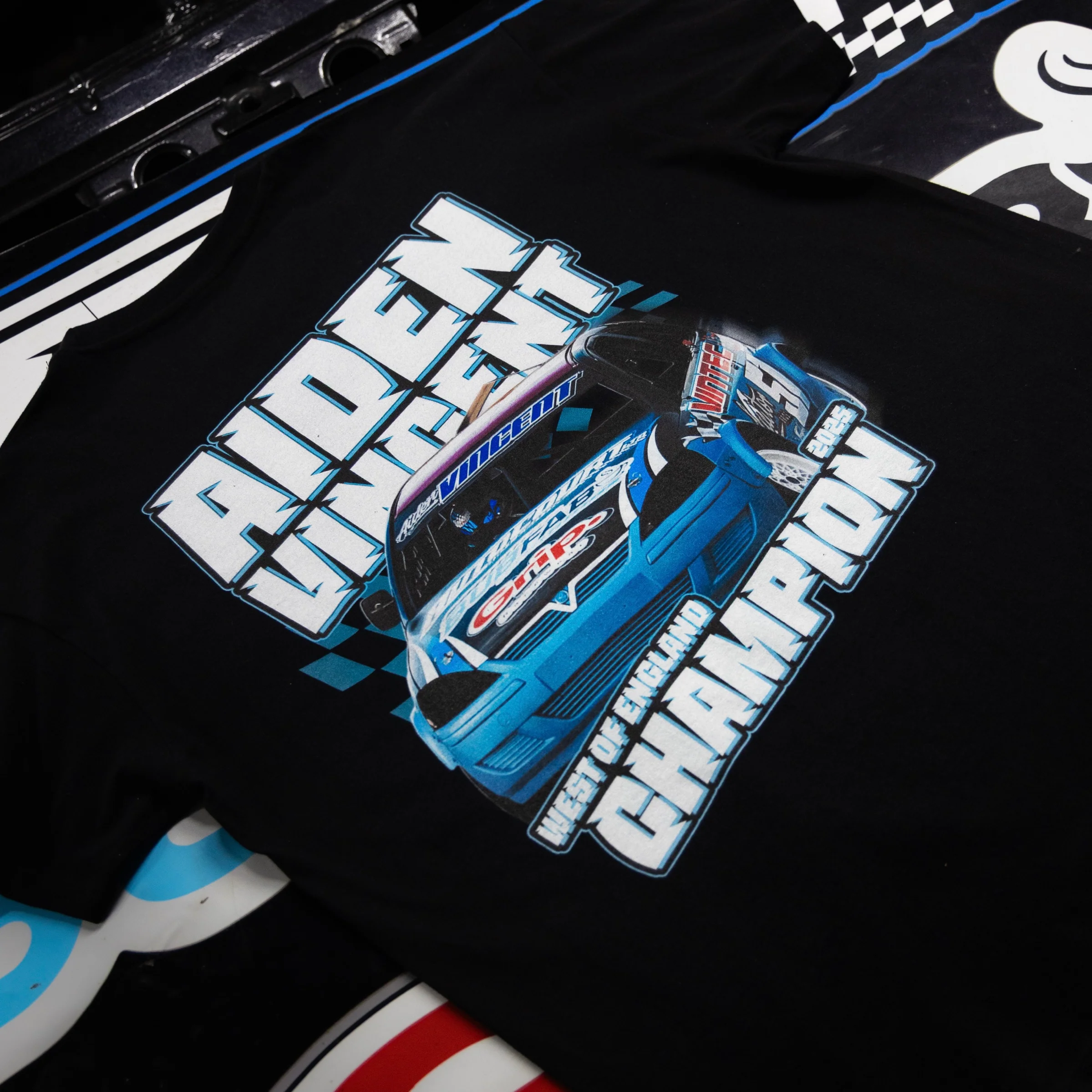 WOE Champion T-Shirt | Aiden Vincent #51 - Image 4